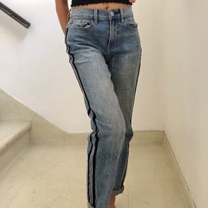 PACSUN VELVET STRIPED JEANS!!